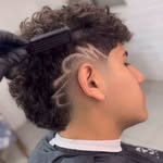 Curly fade